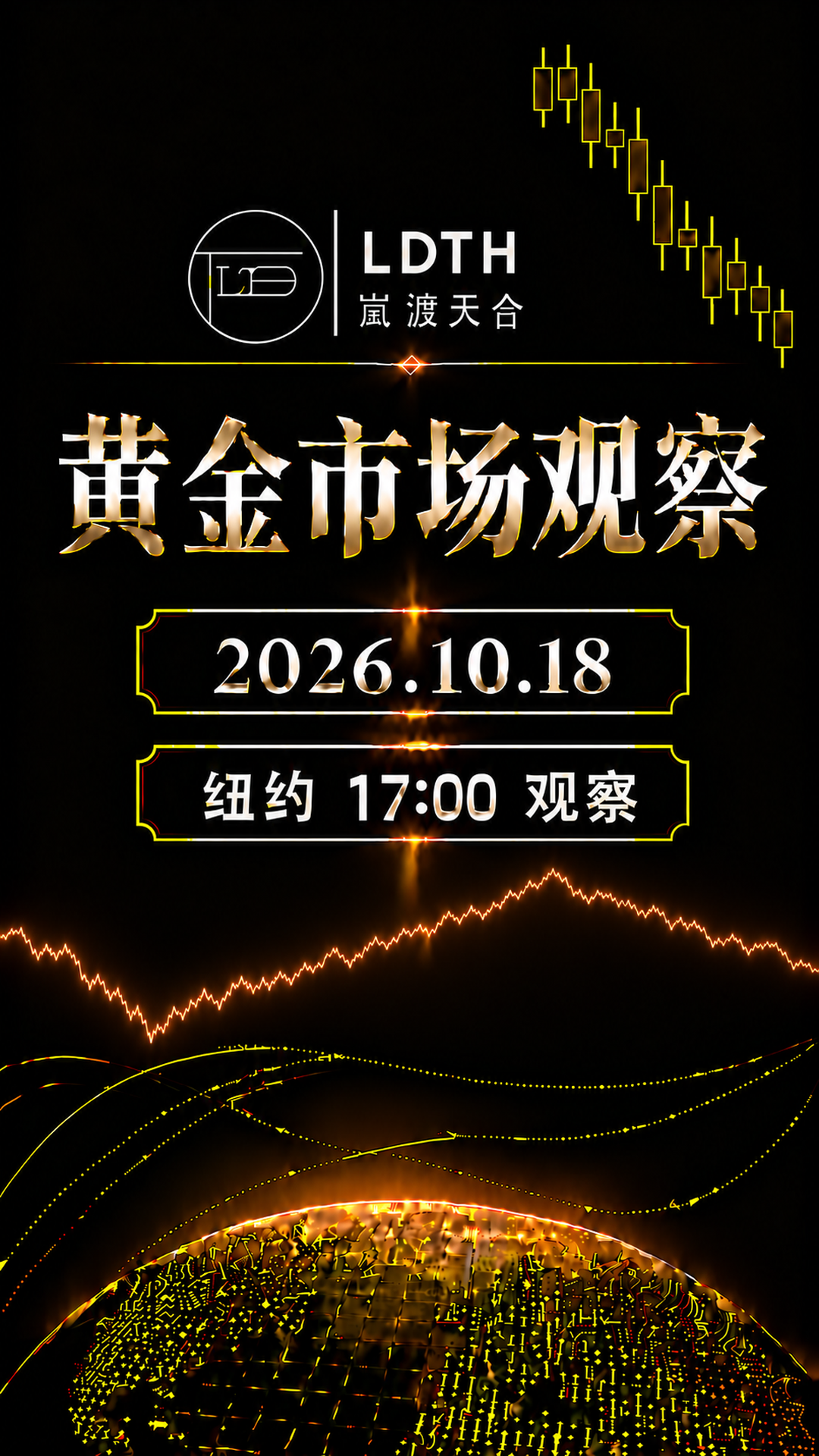 LDTH 黄金市场观察 2026年10月16日纽约17:00版海报